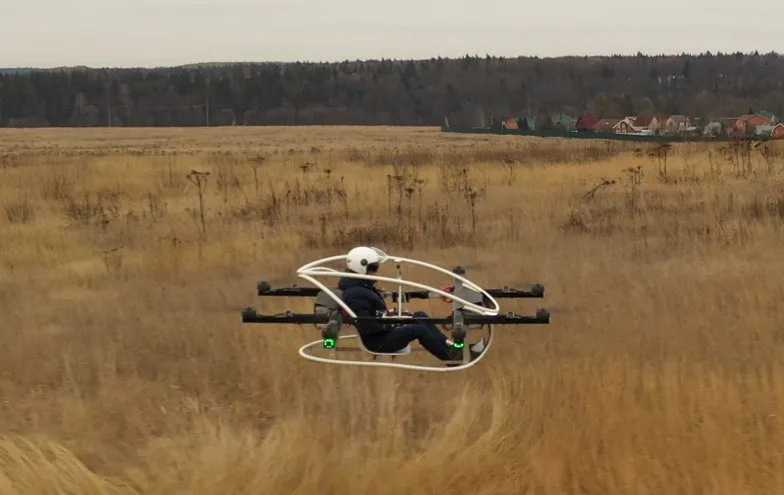 Экспериментальный летающий аппарат ховерборд